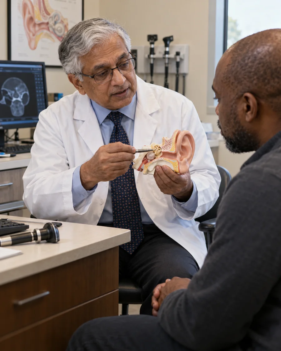 Illustrative ent specialists consultation