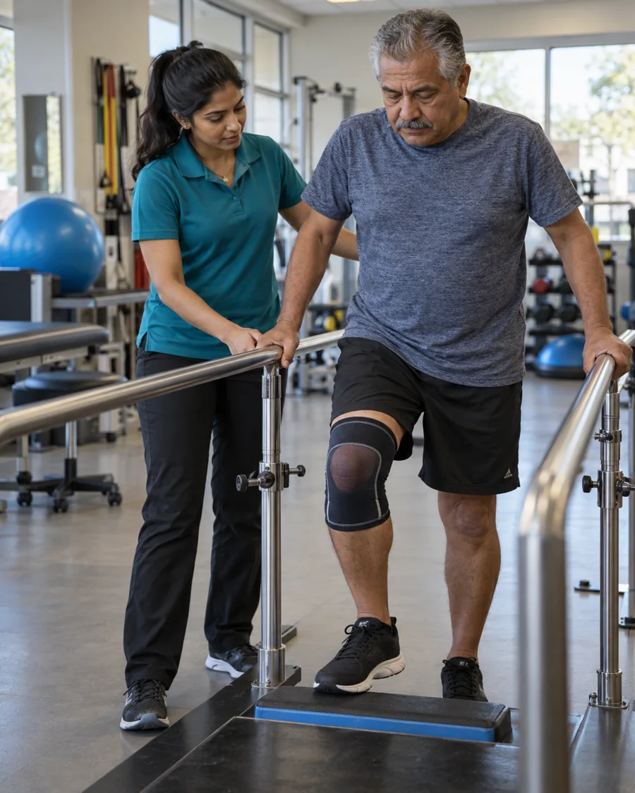 Illustrative physical therapy consultation